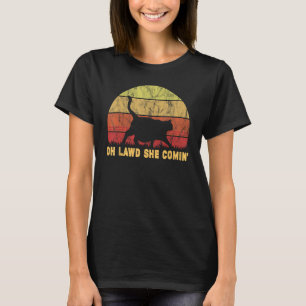 Åh Lawd, hon kommer med Tjocken Cat Lover. T Shirt