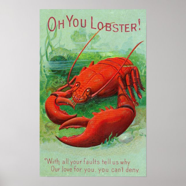Åh, Lobster Scene Poster (Framsidan)