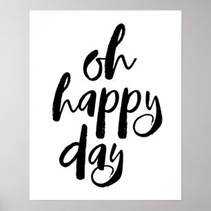 Åh Lycklig Day Poster