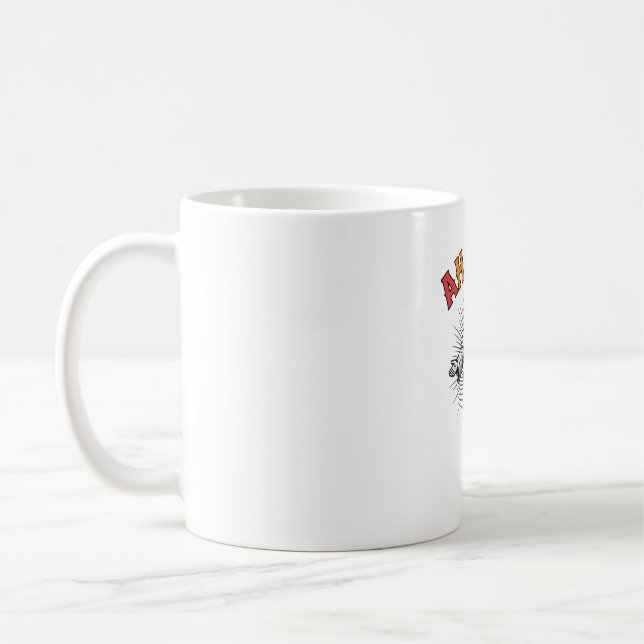 Ah Män Regnbåge Religiöst Vintage Kaffemugg (Vänster)