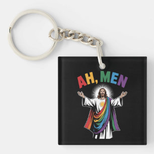 Ah män rolig Jesus HBTQ Homopride regnbåge