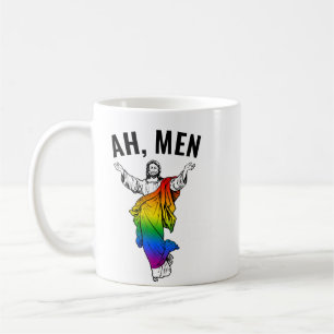 Ah Män - Rolig Jesus Meme Kaffemugg