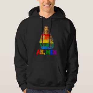 Ah Manar Christian Lgbt Gay pride Rainbow Flagga J Hoodie