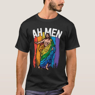 Ah Manar Gay Jesus Shirt Funny Lgbtq Shirts Gifts  T