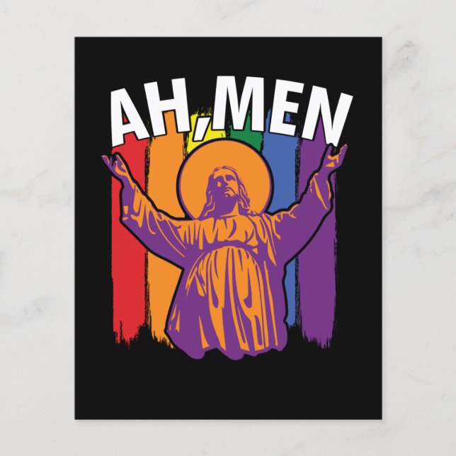 Ah Manar LGBT Gay pride Jesus Peace (Framsida)