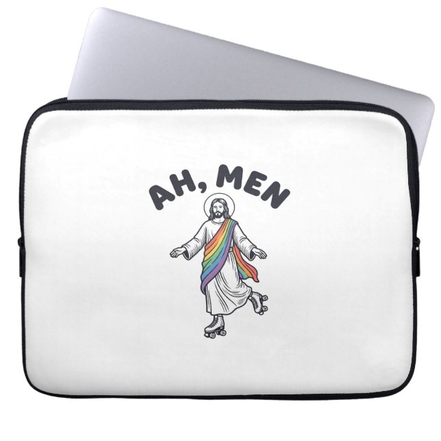 Ah Men rullskridskoåkning tro vektor design_1 Laptop Fodral (Framsidan)