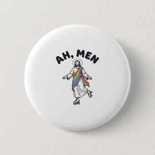 Ah Men Rullskridskoåkning Tro Vektordesign_1 Knapp