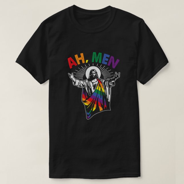 Ah. Men - The Divine Rainbow Wordplay T Shirt (Design framsida)