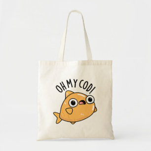Åh min Cod Funny Fish Pun Tygkasse