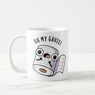 Åh, min Gauze Funny First Aid Pun Kaffemugg