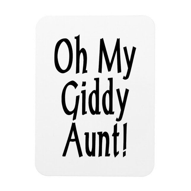 Åh, min Giddy Moster! Magnet (Vertikal)