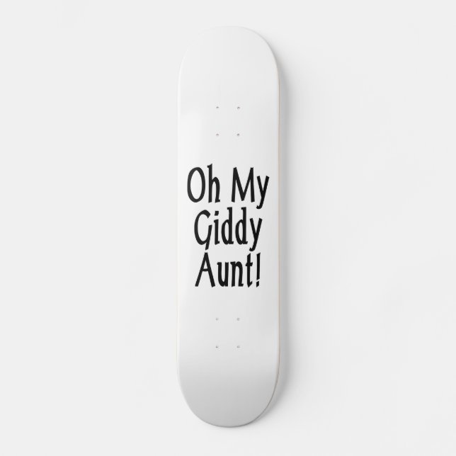 Åh, min Giddy Moster! Mini Skateboard Bräda 18,5 Cm (Framsida)