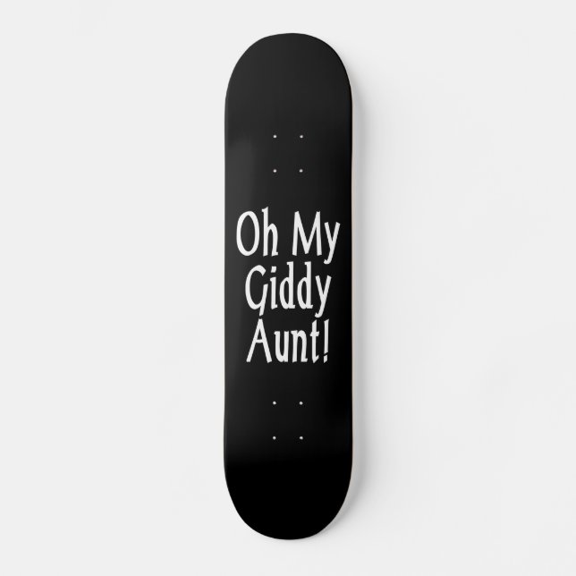 Åh, min Giddy Moster! Mini Skateboard Bräda 18,5 Cm (Framsida)