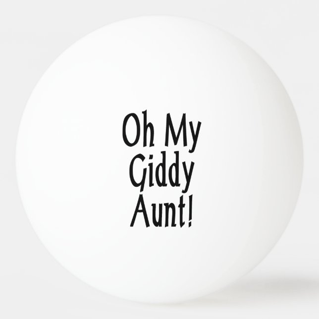 Åh, min Giddy Moster! Pingisboll (Framsidan)