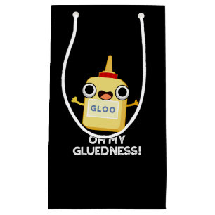Åh, min glluedness Funny Toppen Glue Pun Mörk BG