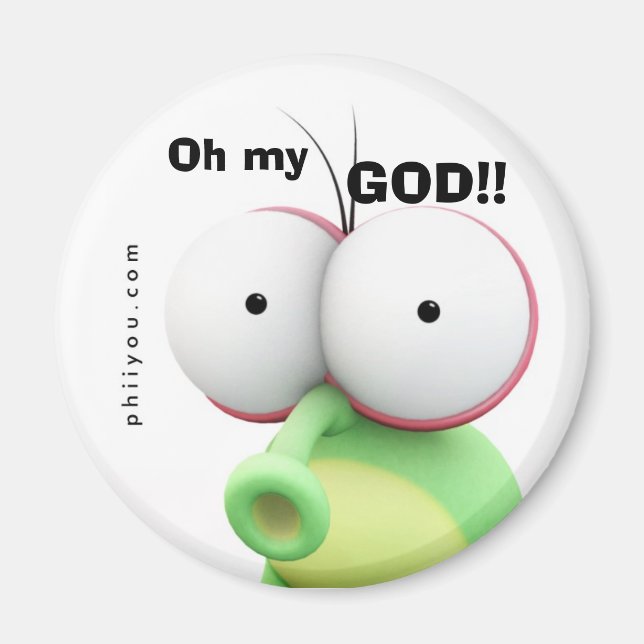 "Åh, min GOD!" Magnet (Framsidan)