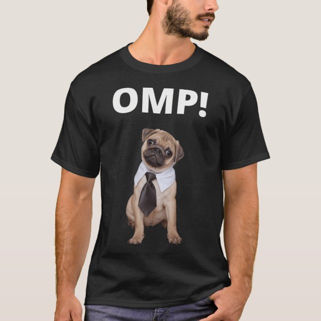 Åh min Mops T Shirt (Framsida)