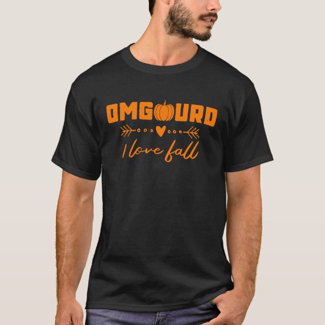 Åh Min Pumpa Jag Älskar Höst T Shirt (Framsida)