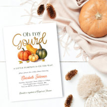 Åh Min Pumpa Liten Pumkin Baby Shower