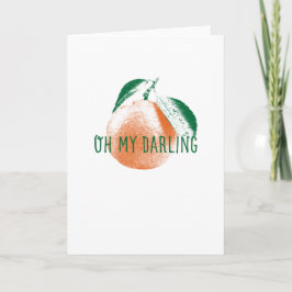 Åh Mitt Darling Clementine Illustrated Greeting Ca Kort