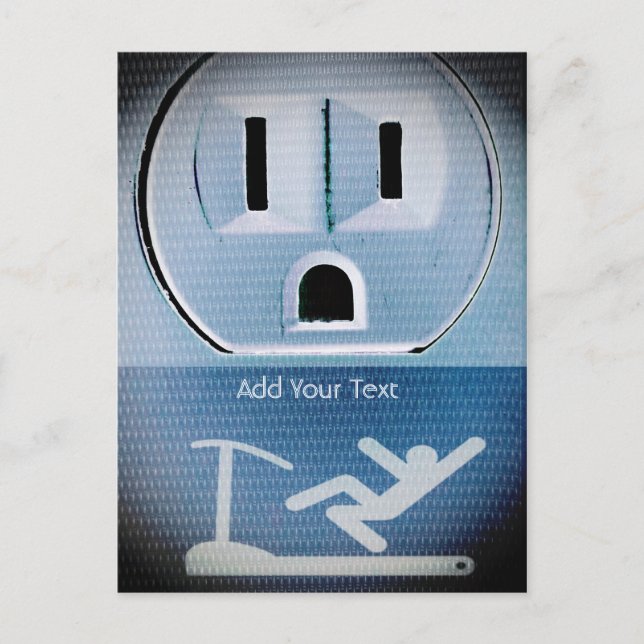 Åh nej av Shirley Taylor Vykort (Framsida)