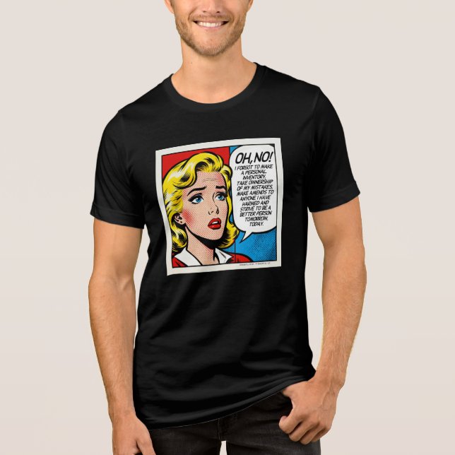 Åh nej tjej - Unisex T Shirt (Framsida)