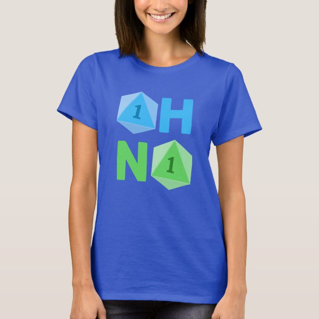 Åh No Funny D20 T-Shirt (Framsida)