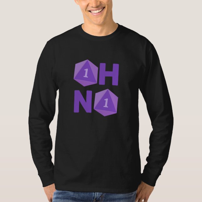 Åh No Funny D20 T-Shirt (Framsida)