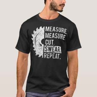 Åh Pappa Funny Far's Measure Klipp ut pirat skjort T Shirt