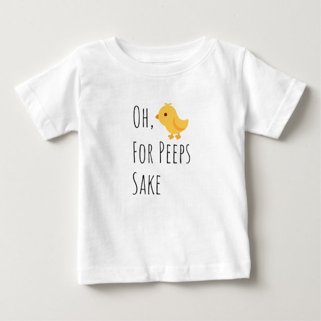 Åh Peeps for Sake Påsk T-Shirts för barn (Framsida)