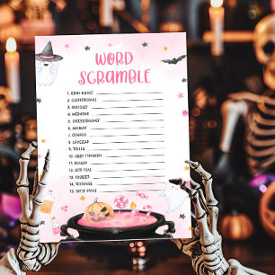 Åh plåtande spöke Halloweens förvrängda ord spel