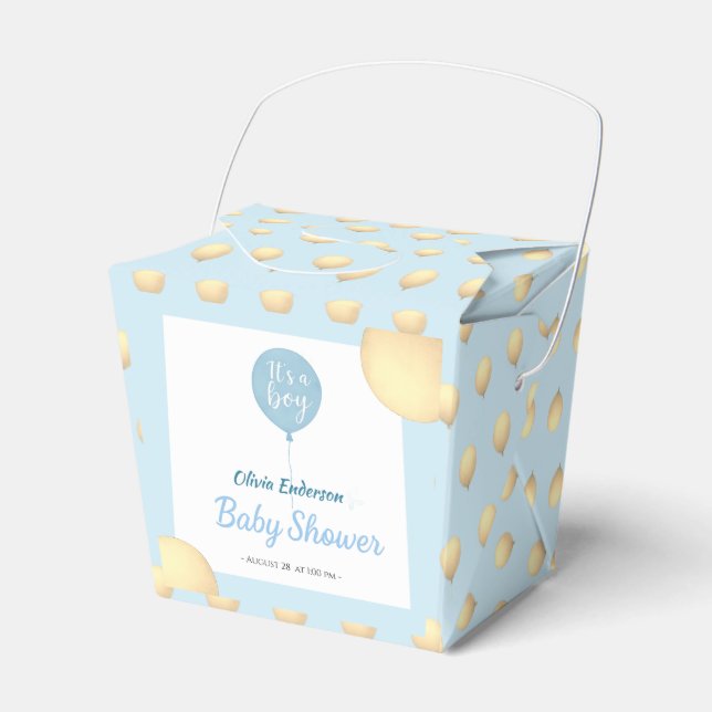 Åh, pojk! Balloon baby förfaller Presentaskar (Framsidan Sidan)