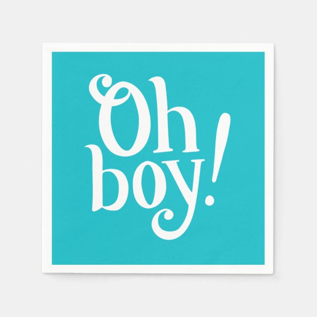 Åh, pojk! pappersservett (Framsidan)