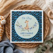 Åh pojke! Baby Giraffe Baby Shower 