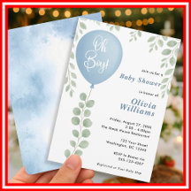 Åh Pojke Baby Shower