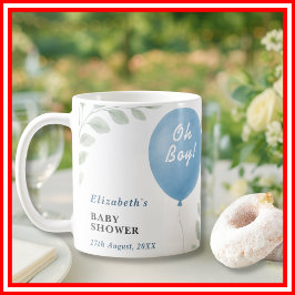 Åh Pojke Baby Shower Kaffemugg
