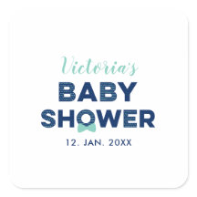 Åh Pojke Baby Shower | Party Favor Tack Sticker