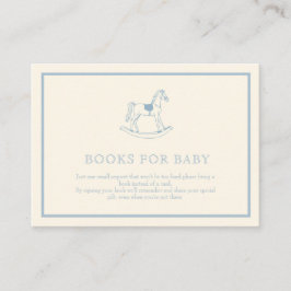 Åh pojke Blå band Söt Elegant  Böcker för bebis Tilläggskort