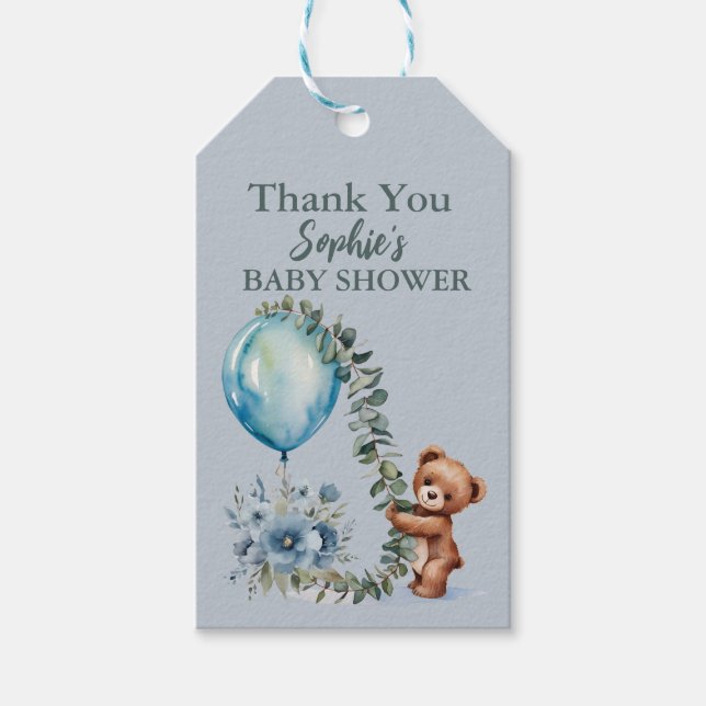 Åh pojke! Vi kan knappt tacka er  Presentetikett (Framsidan)