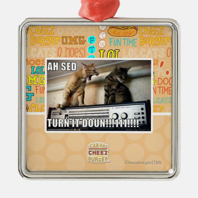 Ah Sedvänd som den besegrar!! Julgransprydnad Metall (Framsidan)