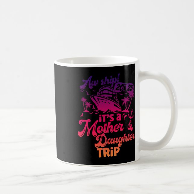 Åh Skepp Det Är En Mor Dotter Resa 2025 Semester  Kaffemugg (Höger)