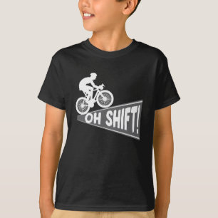 Åh Skift Mountain Bike MTB Rider Biker T Shirt