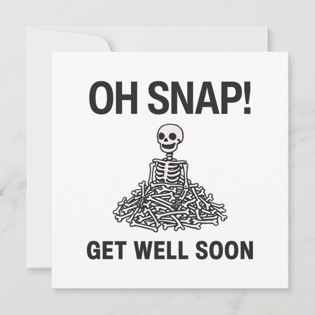Åh, Snap Get God snart Kort (Framsida)