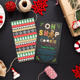 Åh Snap! Gingerbröd Cookie Baby Shower Bok Tilläggskort