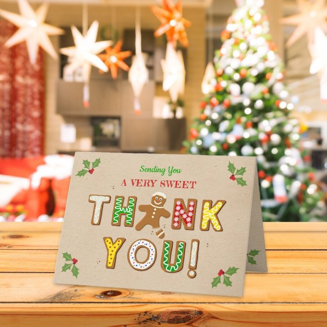 Åh, Snap! Gingerbröd Cookie från vilken ålder som  Tack Kort (Skapare uppladdad)