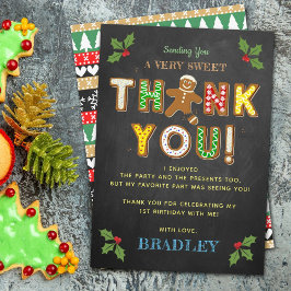 Åh, Snap! Gingertea Cookie any age Birday Tack Kort