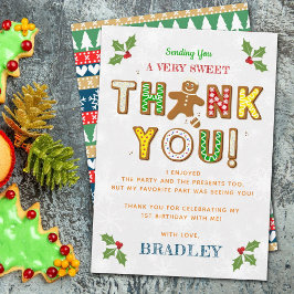 Åh, Snap! Gingertea Cookie any age Birday Tack Kort