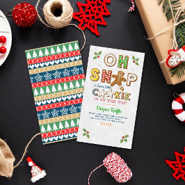 Åh Snap! Gingertea Cookie Baby Shower Diaper Tilläggskort