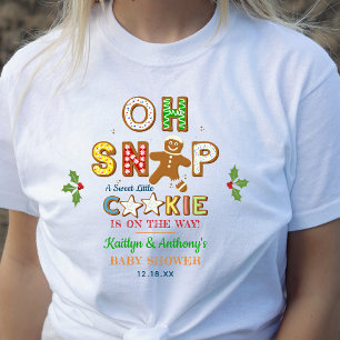 Åh Snap! Gingertea Cookie Baby Shower T Shirt