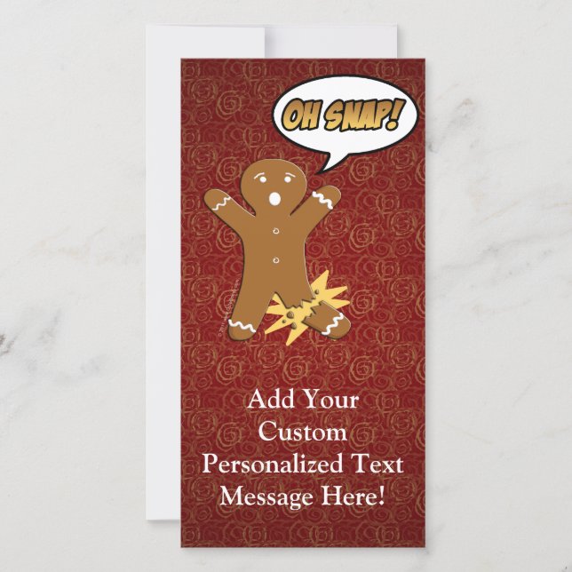 Åh, Snap! Lustig Pepparkaksgubbe (Framsida)